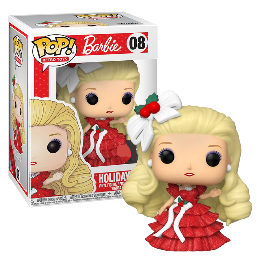 holiday barbie pop funko