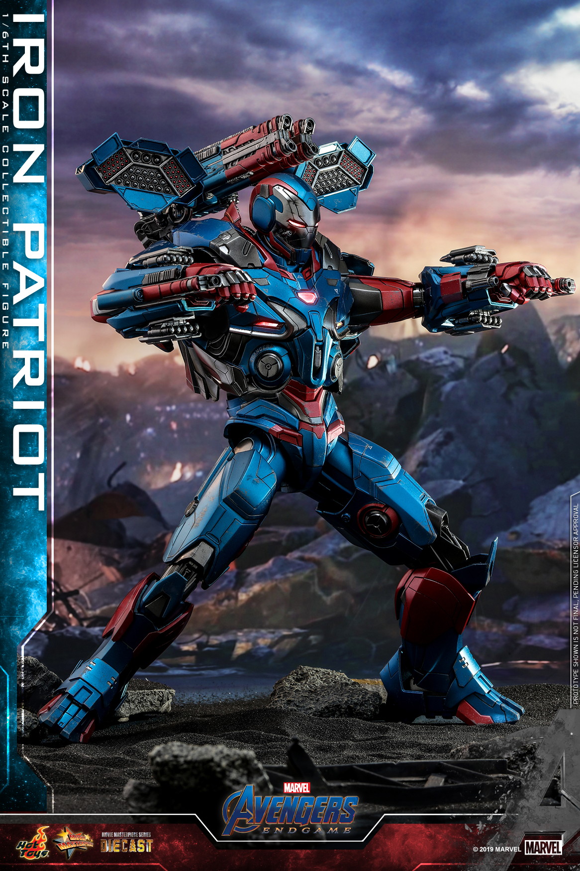 iron patriot hot toys endgame