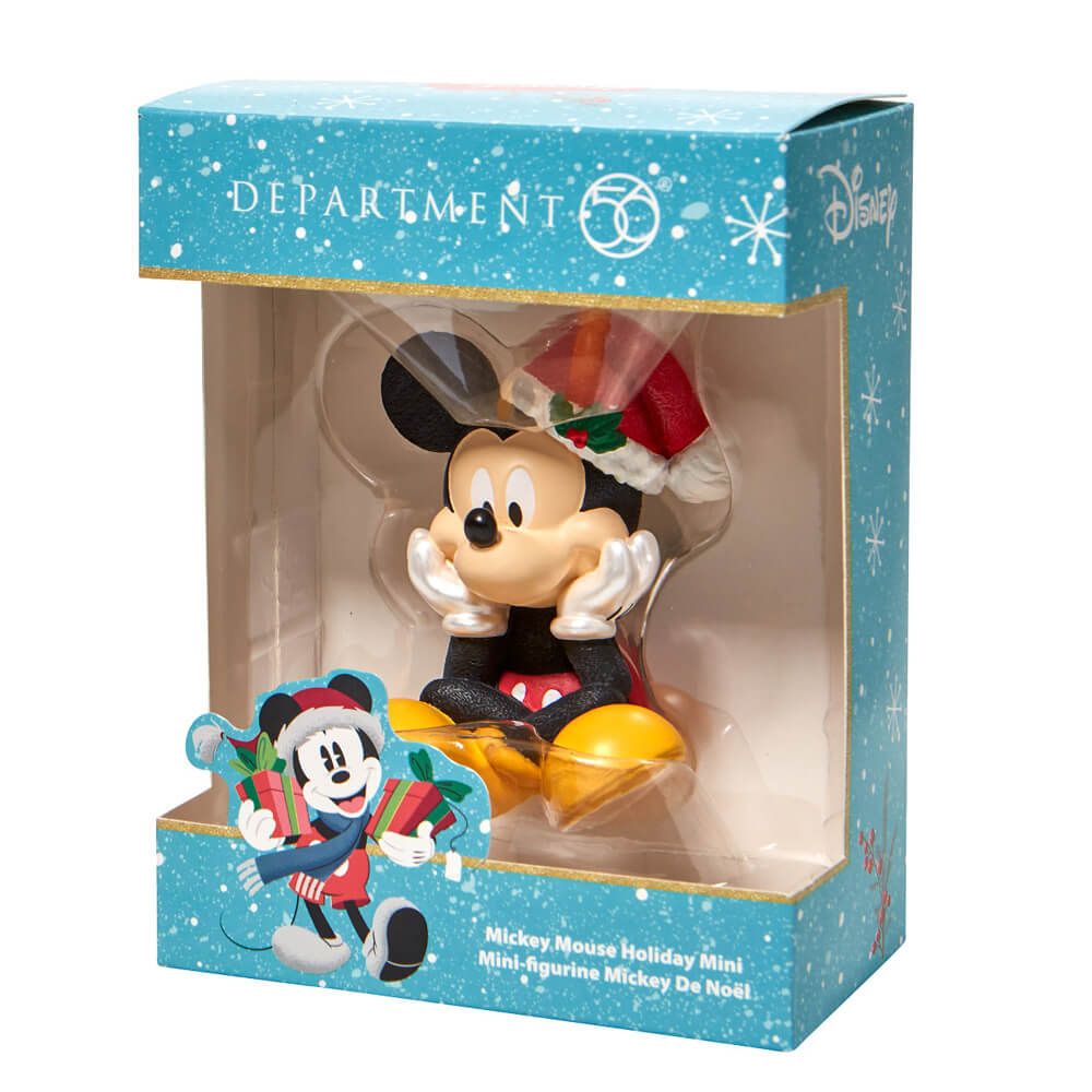 Disney Christmas: Mickey Mouse Holiday Mini-Figurine | eBay