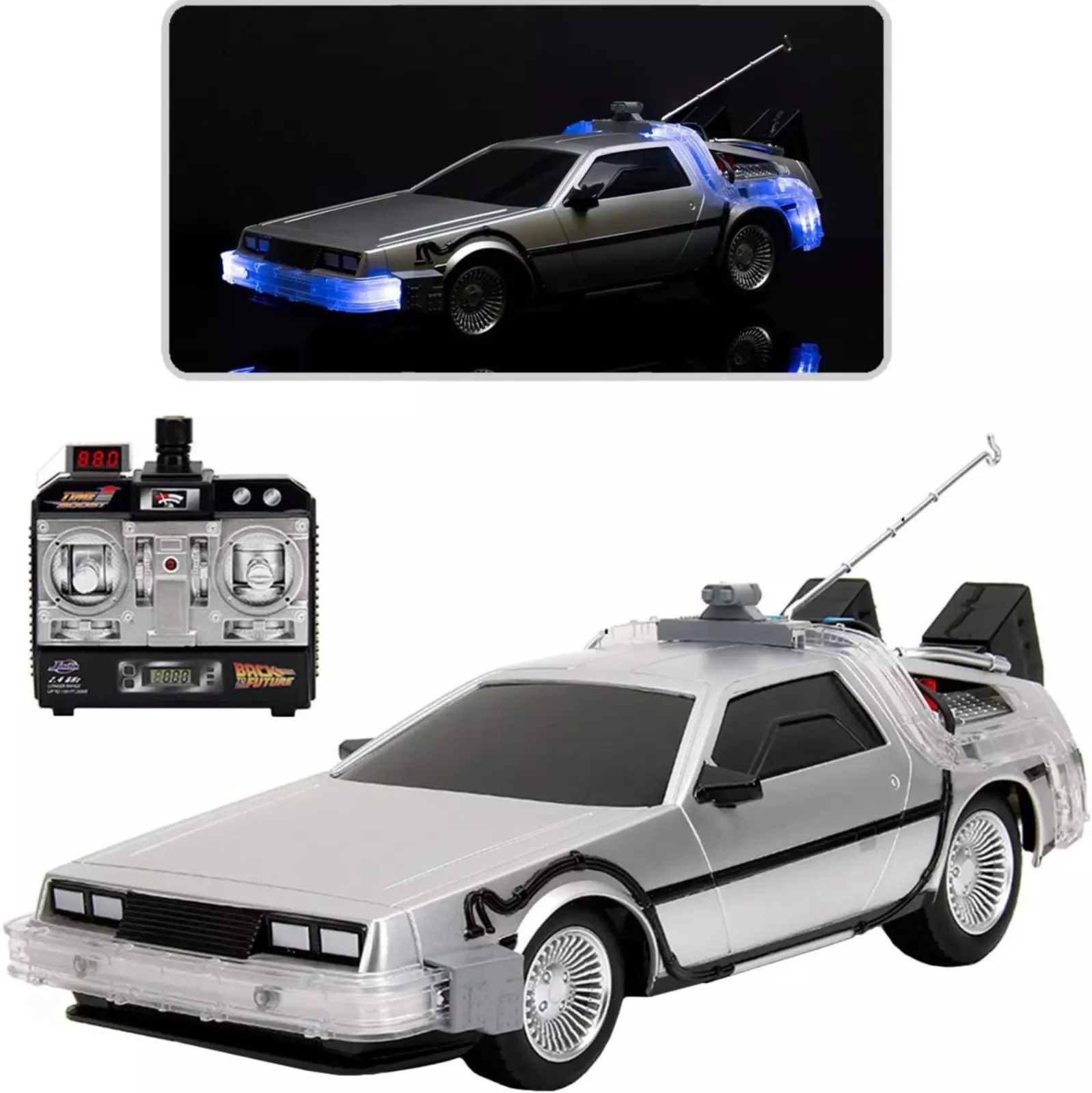 Back to the Future Delorean Time Machine Remote Control 1:16 Scale
