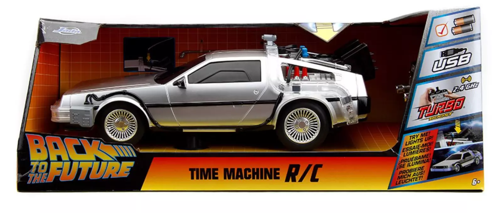 Back to the Future Delorean Time Machine Remote Control 1:16