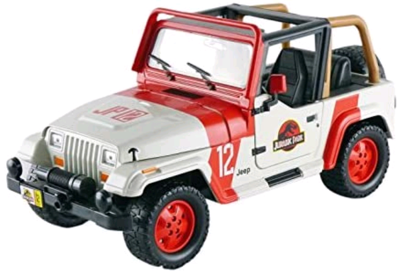 Jurassic World 1992 Jeep Wrangler 1:24 Scale Hollywood Rides [OE